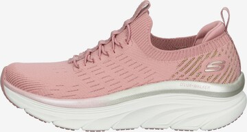 SKECHERS Sneakers laag 'D'Lux Walker' in Roze