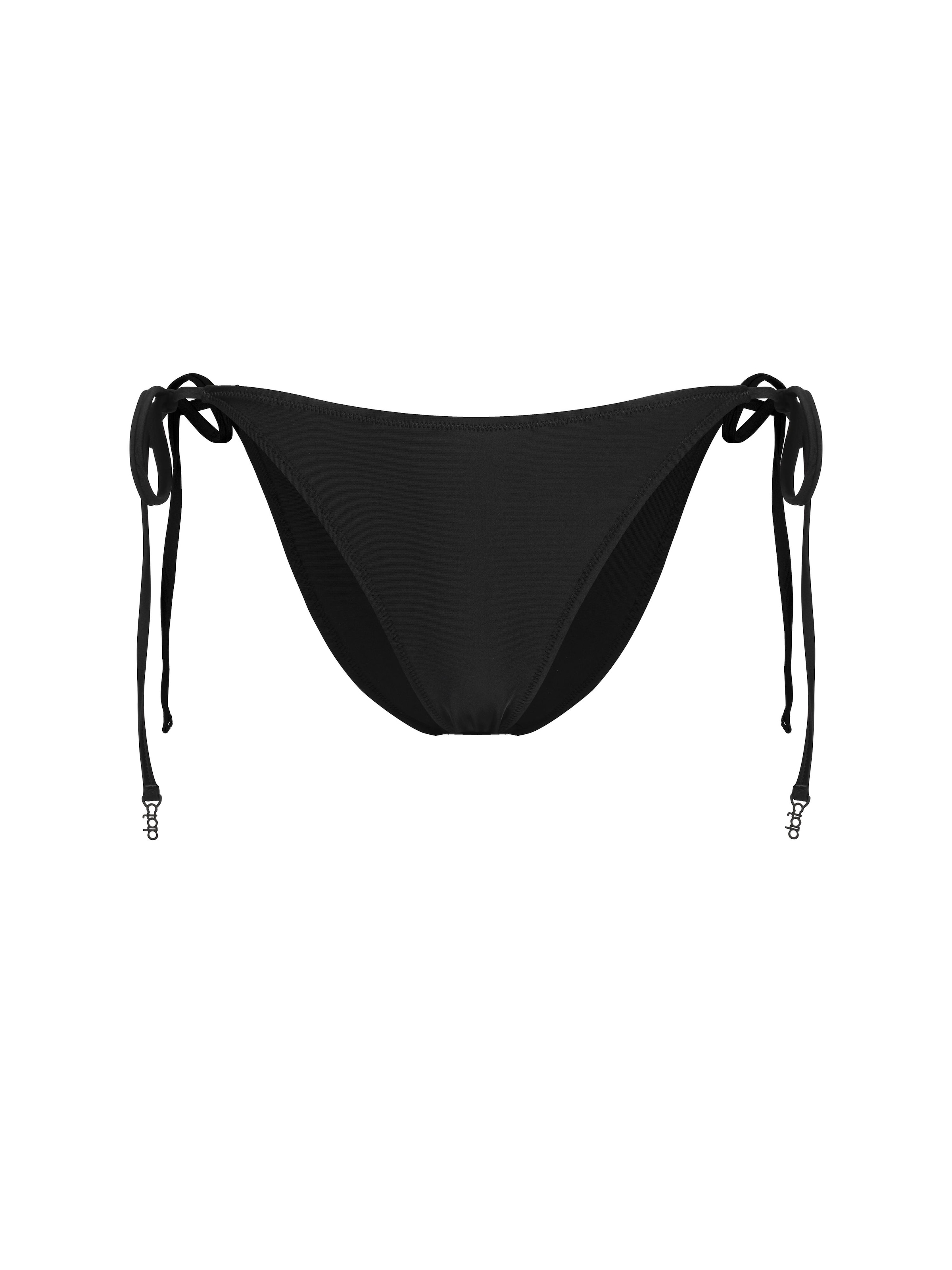 Slip bikini 'Signature Essential Swim Bottom' di cfab (formerly creamy fabrics) in nero: frontale