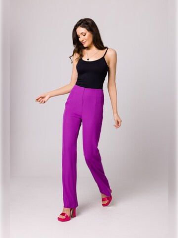 Makover - regular Pantalón en lila