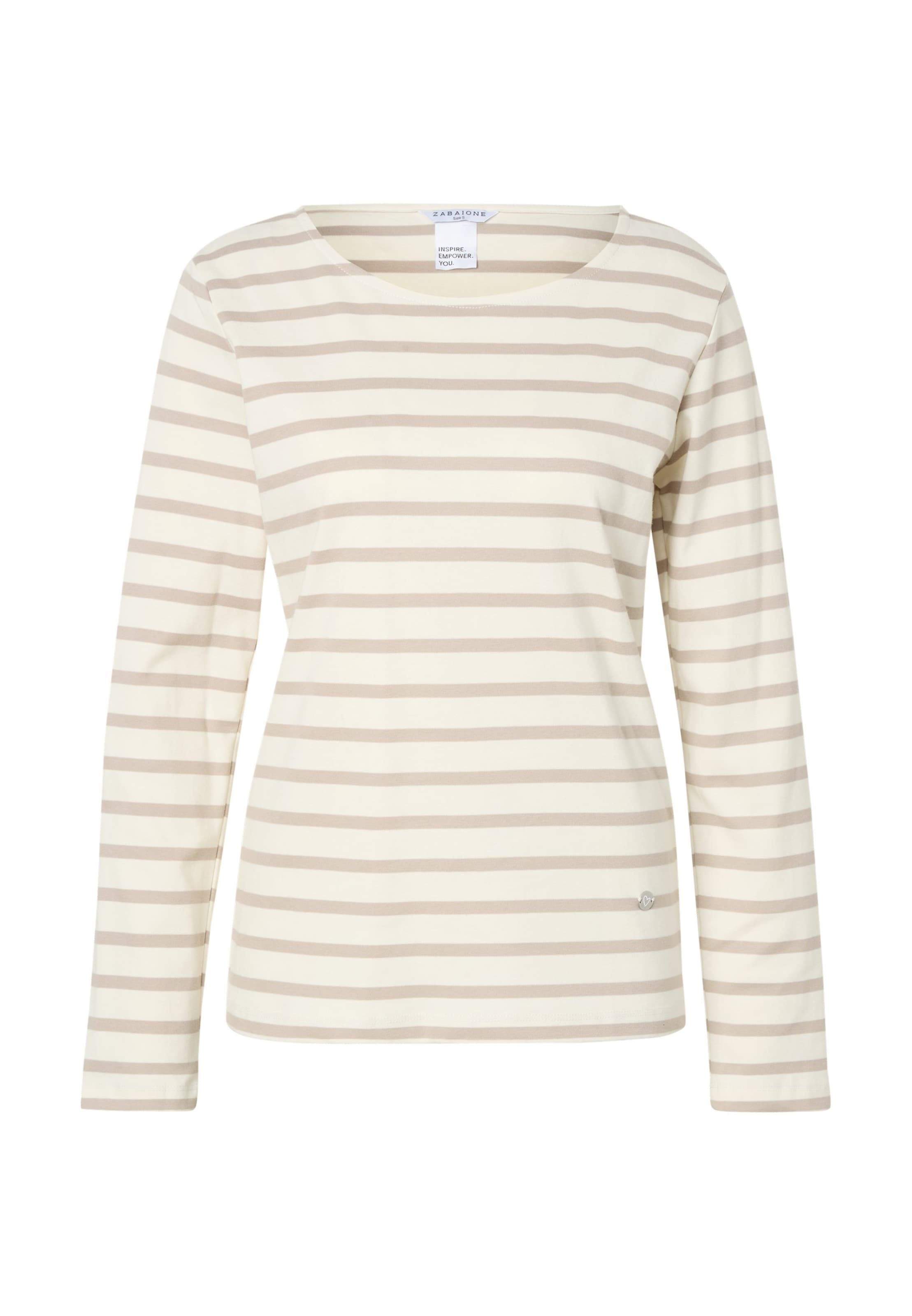 ZABAIONE - Camiseta 'Sa44rah' en blanco: frente