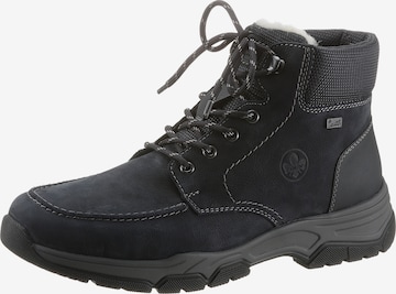 Rieker Veterboots in Blauw: voorkant