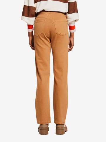 Regular Pantalon ESPRIT en marron