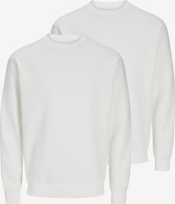 JACK & JONES Sweatshirt 'Bradley' in Weiß: Vorderseite