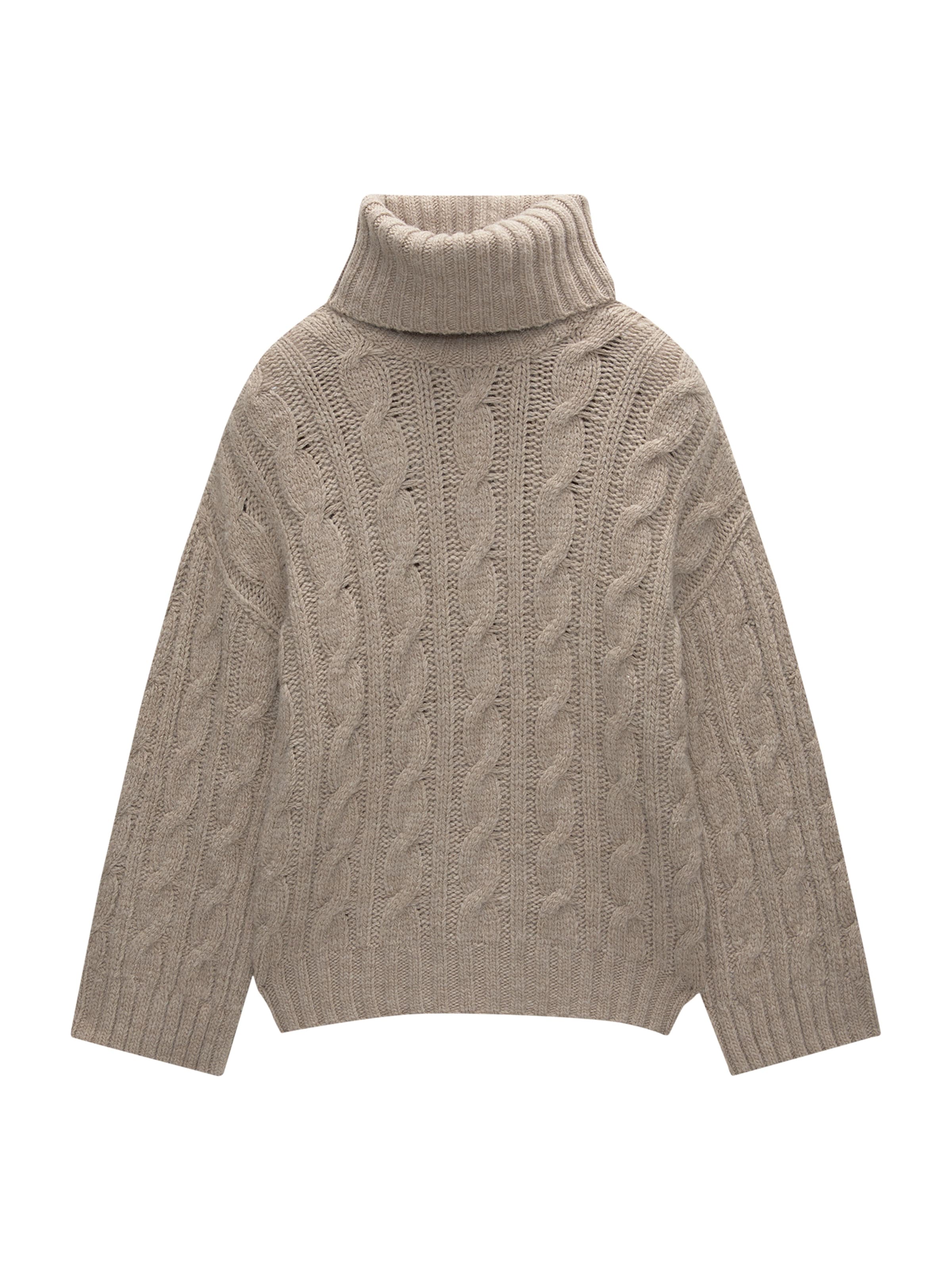 Pull&Bear Pullover in Beige: Vorderseite