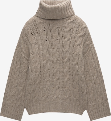 Pull-over Pull&Bear en beige : devant