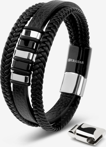 SERASAR Bracelet 'Glory' in Silver: front