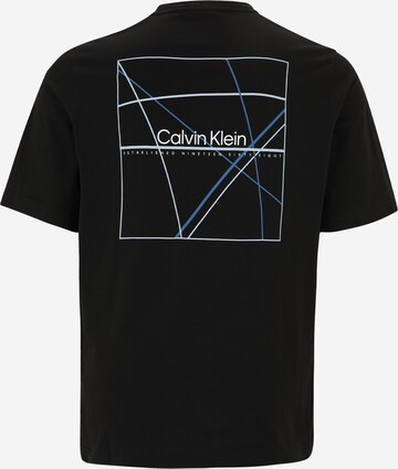 Calvin Klein Big & Tall Shirt in Black