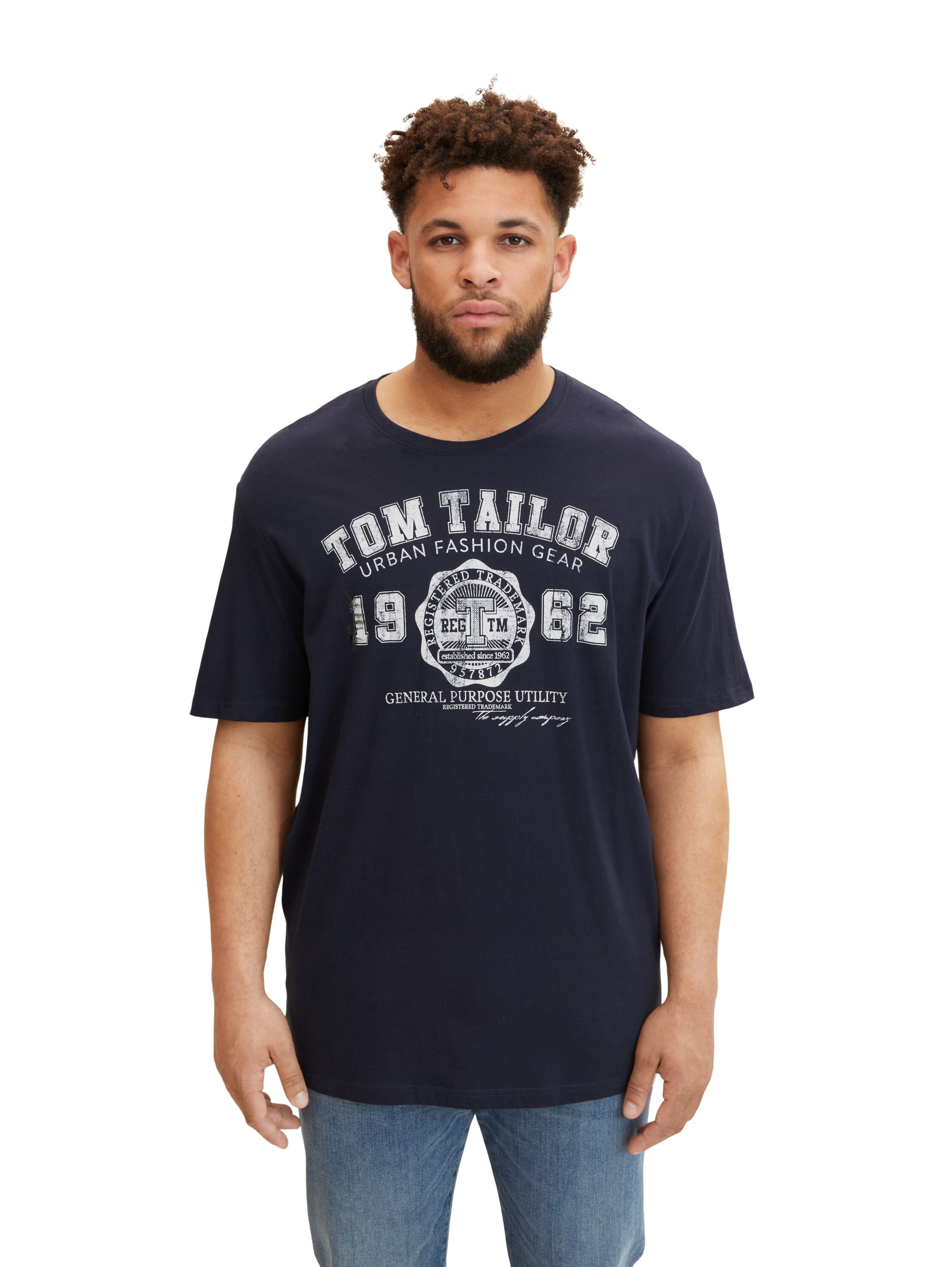 TOM TAILOR Men + Shirt in Blue: front
