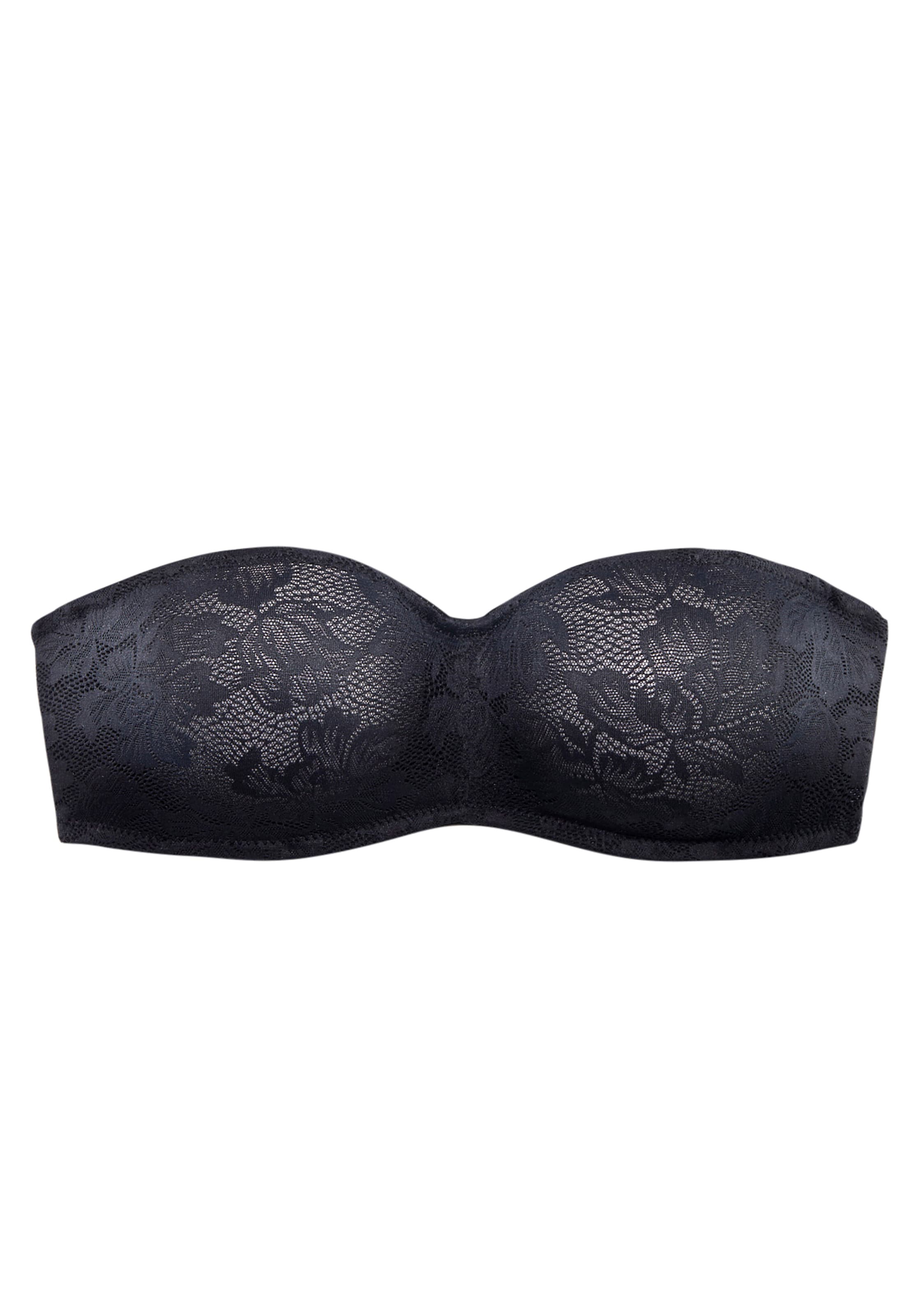 NUANCE - Bandeau Sujetador en negro