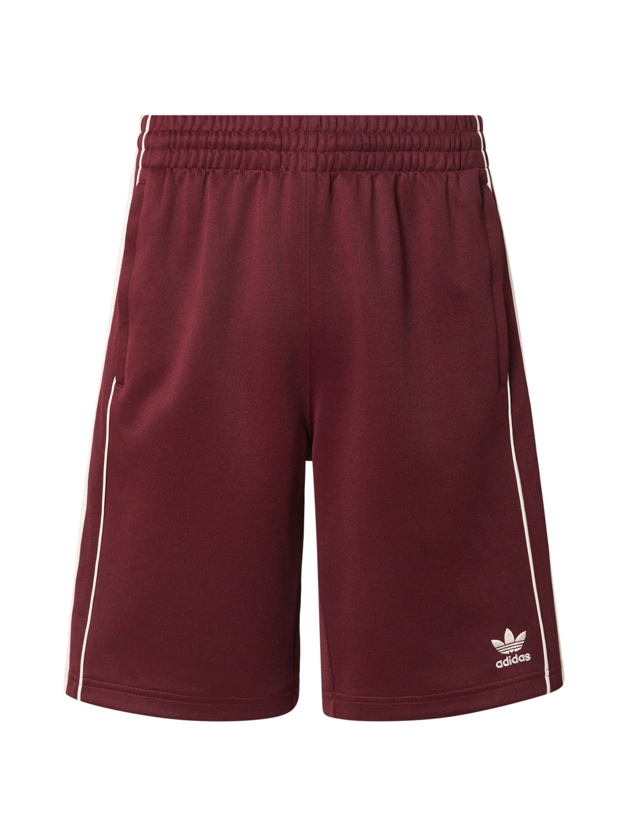 ADIDAS ORIGINALS Pantalon en marron châtaigne / blanc, Vue avec produit
