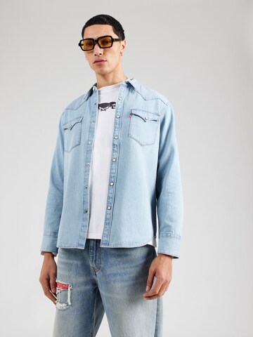 LEVI'S ® - Ajuste regular Camisa 'Barstow Western Standard Fit Shirt' en azul: frente