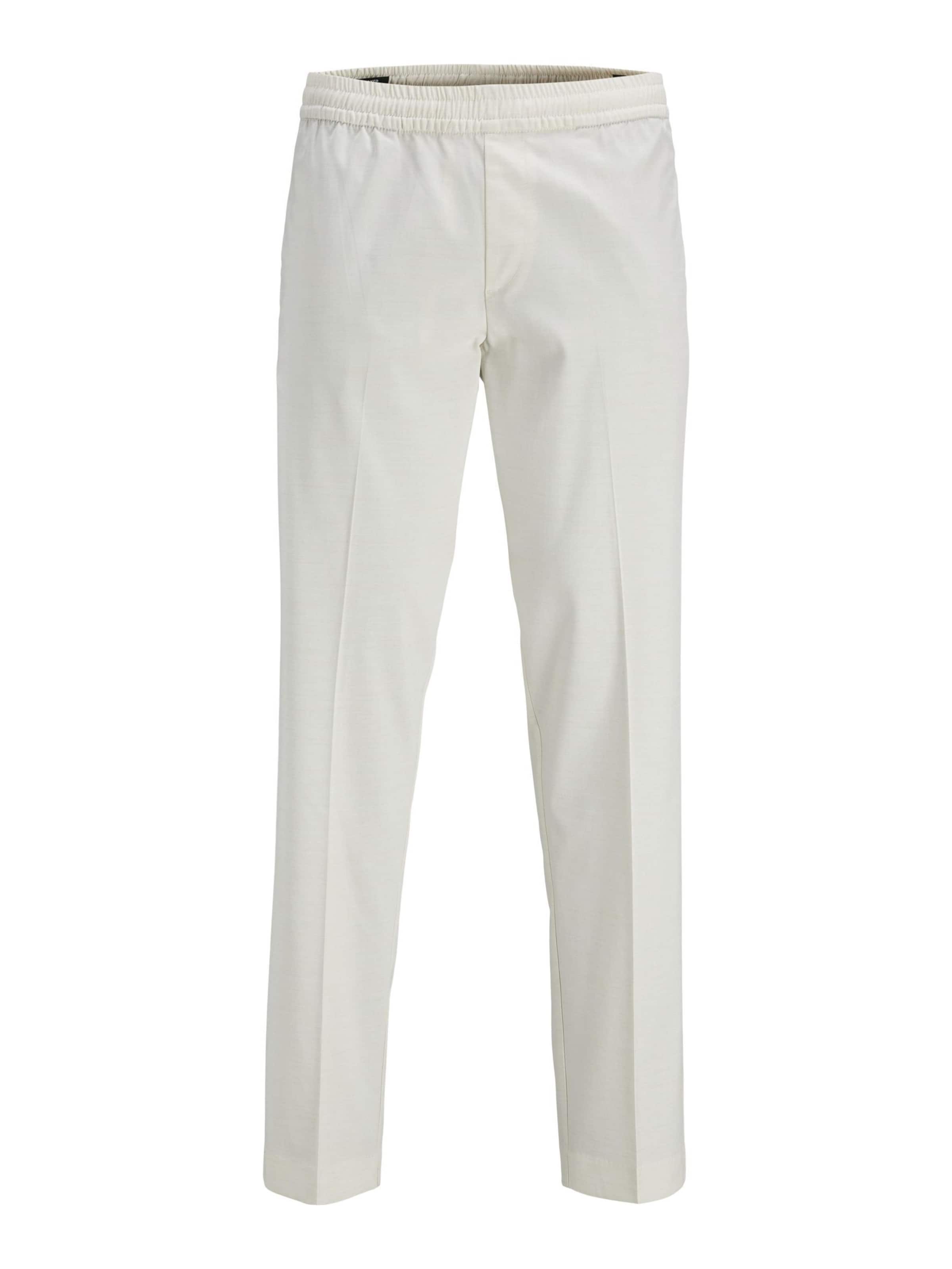 JACK & JONES Bukser med fals 'JPSTKane Edwin' i grå: forside