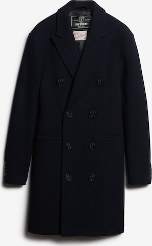 Manteau mi-saison Superdry en bleu : devant