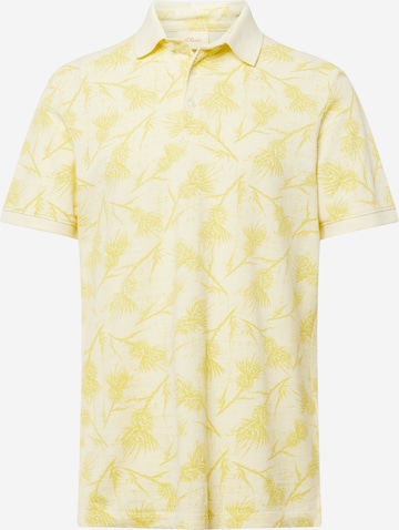 T-Shirt s.Oliver en jaune : devant