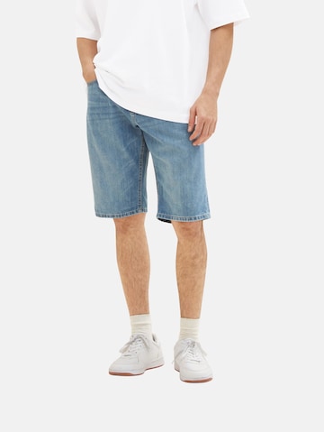 TOM TAILOR Regular Shorts 'Josh' in Blau: predná strana