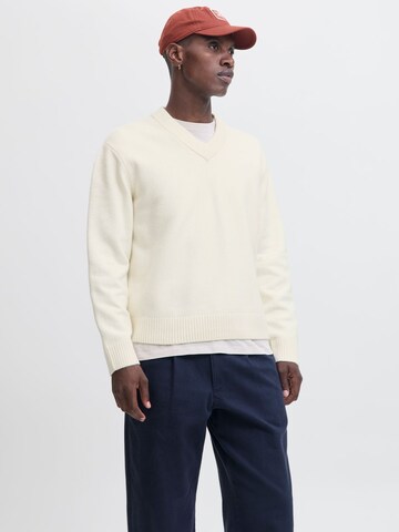 Pullover di JACK & JONES in bianco: frontale