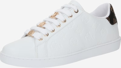 GUESS Låg sneaker 'ROSENNA' i brun / vit, Produktvy