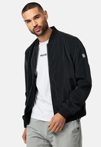 INDICODE JEANS Übergangsjacke 'Ignam' in Schwarz