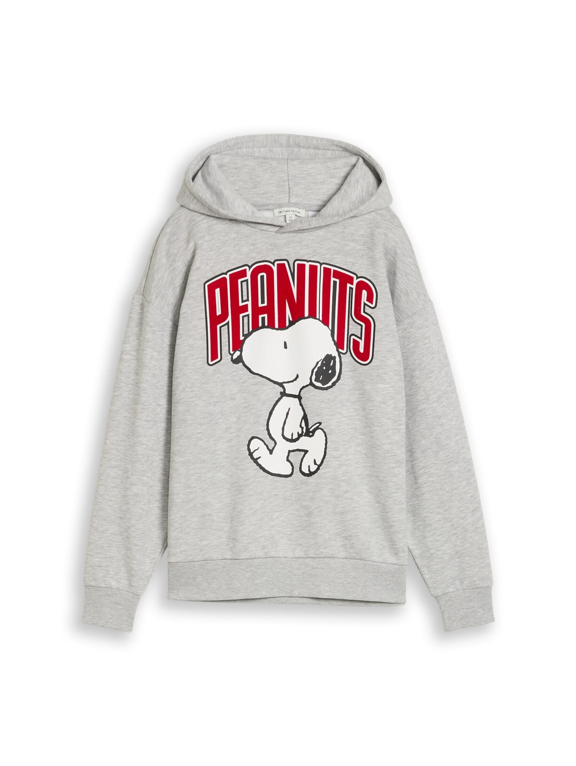Sweat 'Peanuts' TOM TAILOR en gris : devant