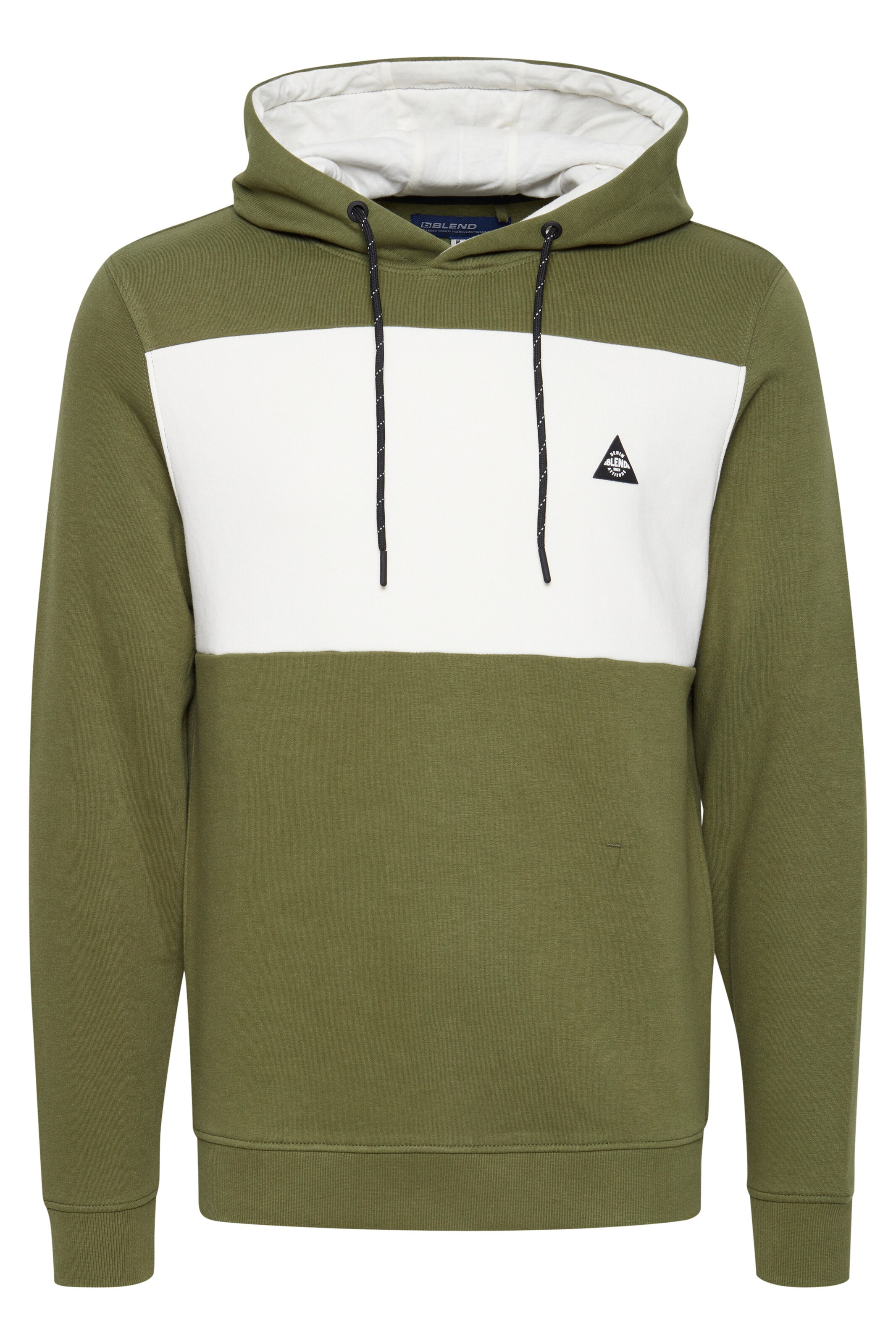 BLEND Sweatshirt 'NEVIO' in Green / Khaki, Item view