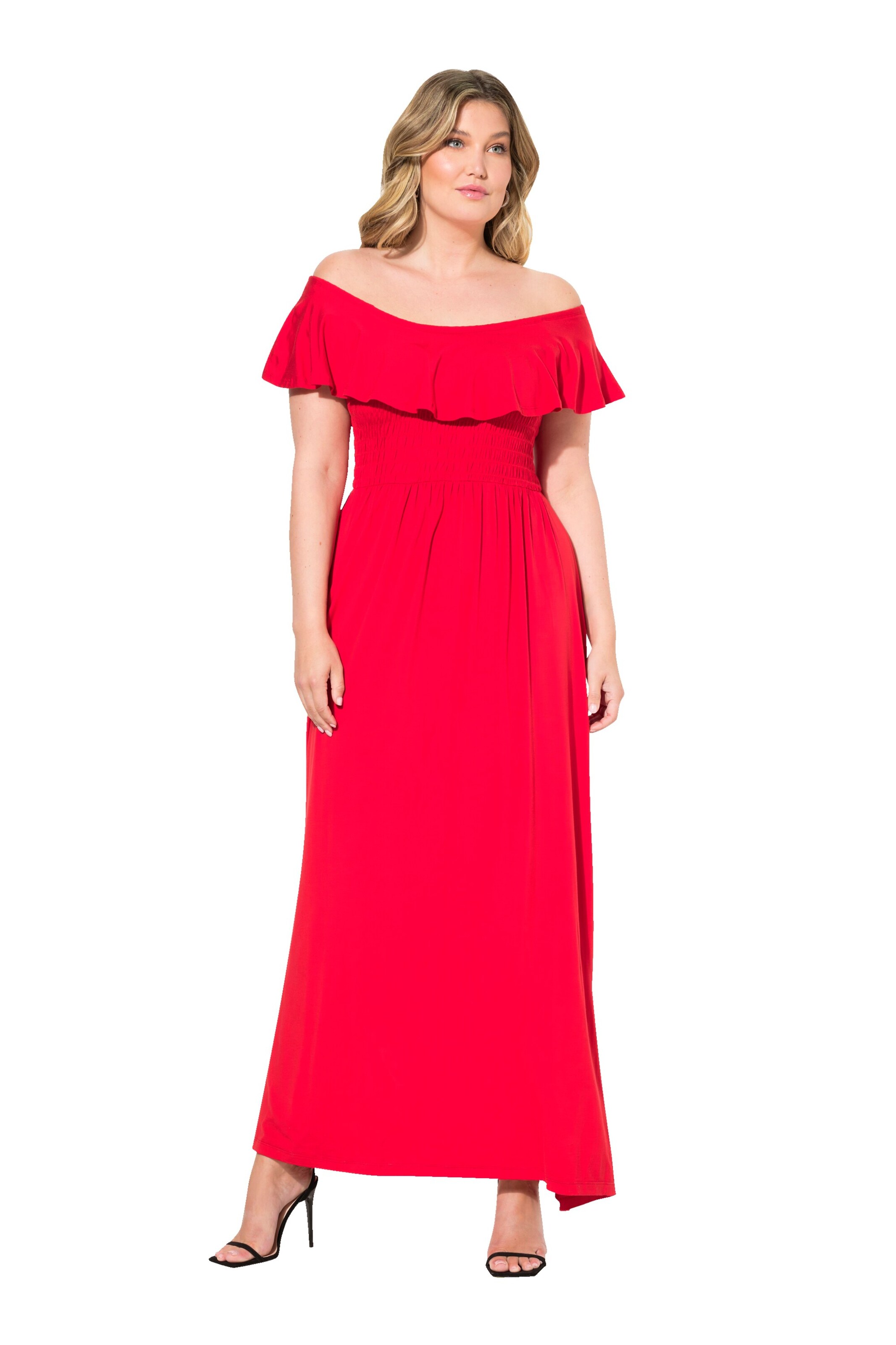 MIAMODA Dress in Red: front