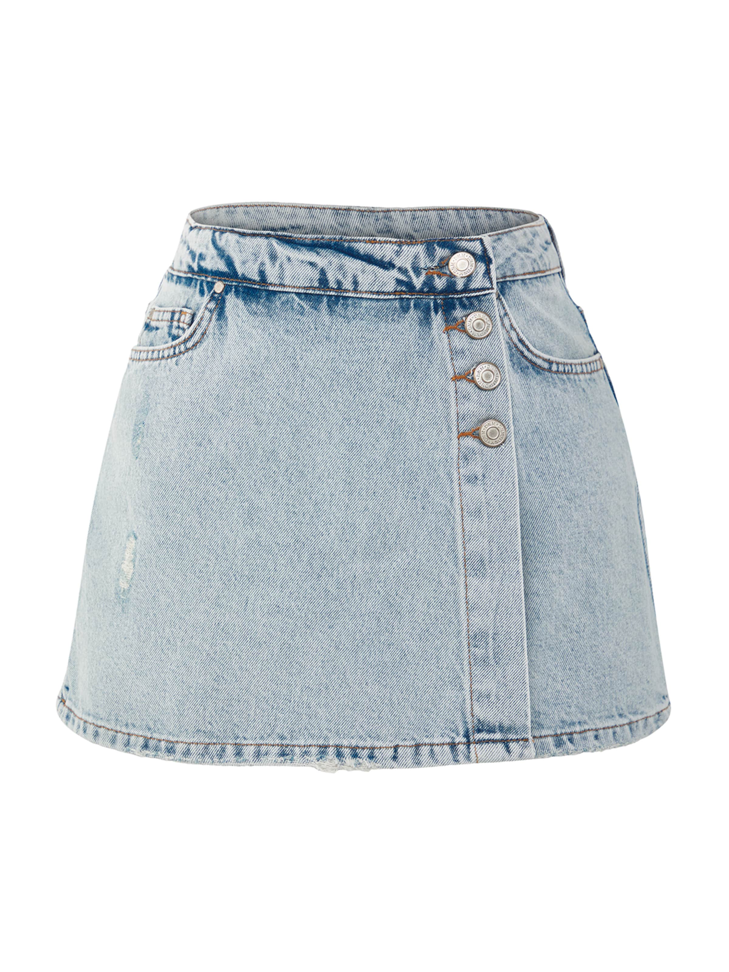 Loosefit Jean Trendyol en bleu : devant