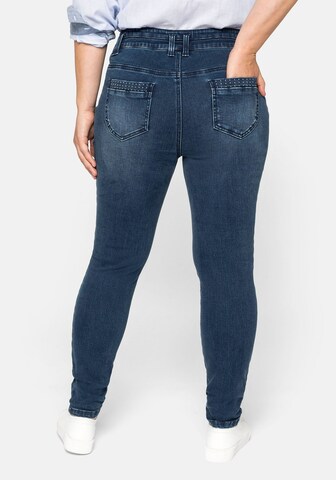 SHEEGO Skinny Jeans in Blau