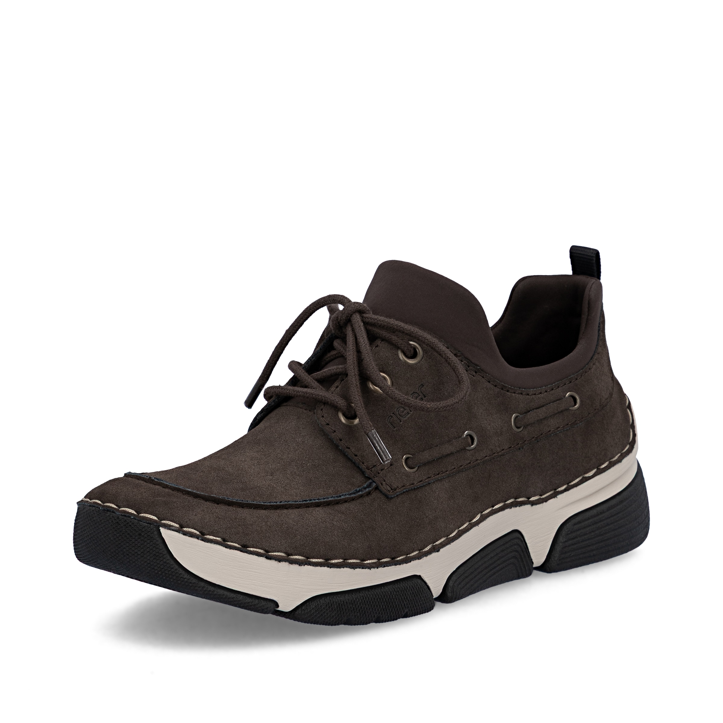 Slip on ' 45959 ' Rieker en marron : devant