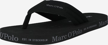 Marc O'Polo Teenslippers 'Jan 1d' in Zwart: voorkant