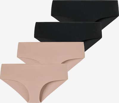 SCHIESSER Panty ' Invisible Light ' in XS in beige / nude / schwarz, Produktansicht