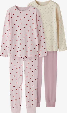 purpurinė NAME IT Miego kostiumas: priekis