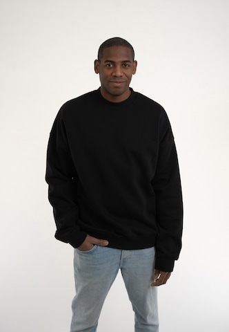 Johnny Urban Sweatshirt 'Carter Oversized' in Black