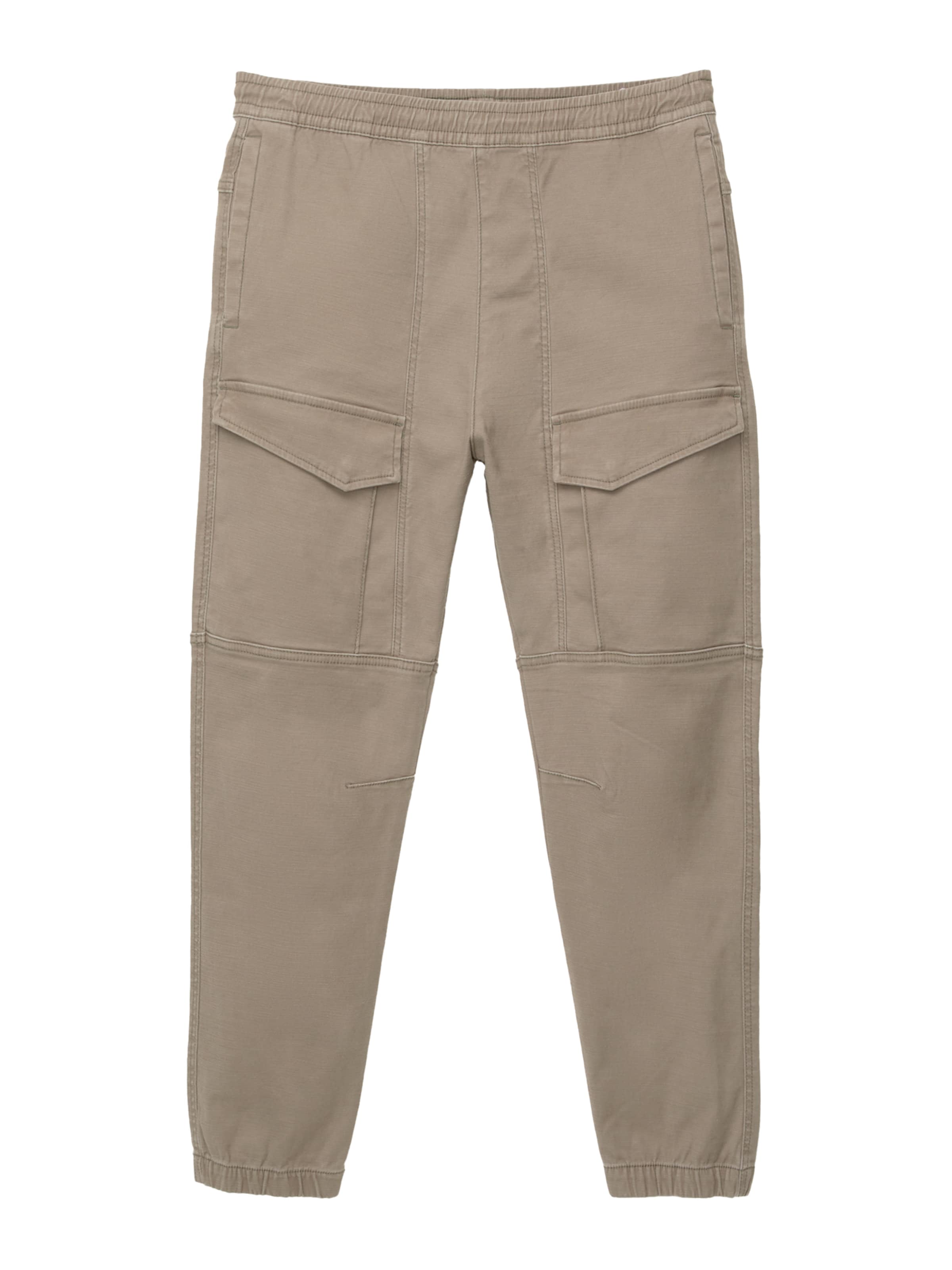 Pull&Bear Tapered Cargobukser i beige: forside