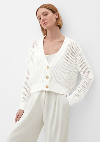 s.Oliver BLACK LABEL Knit Cardigan in Beige: front