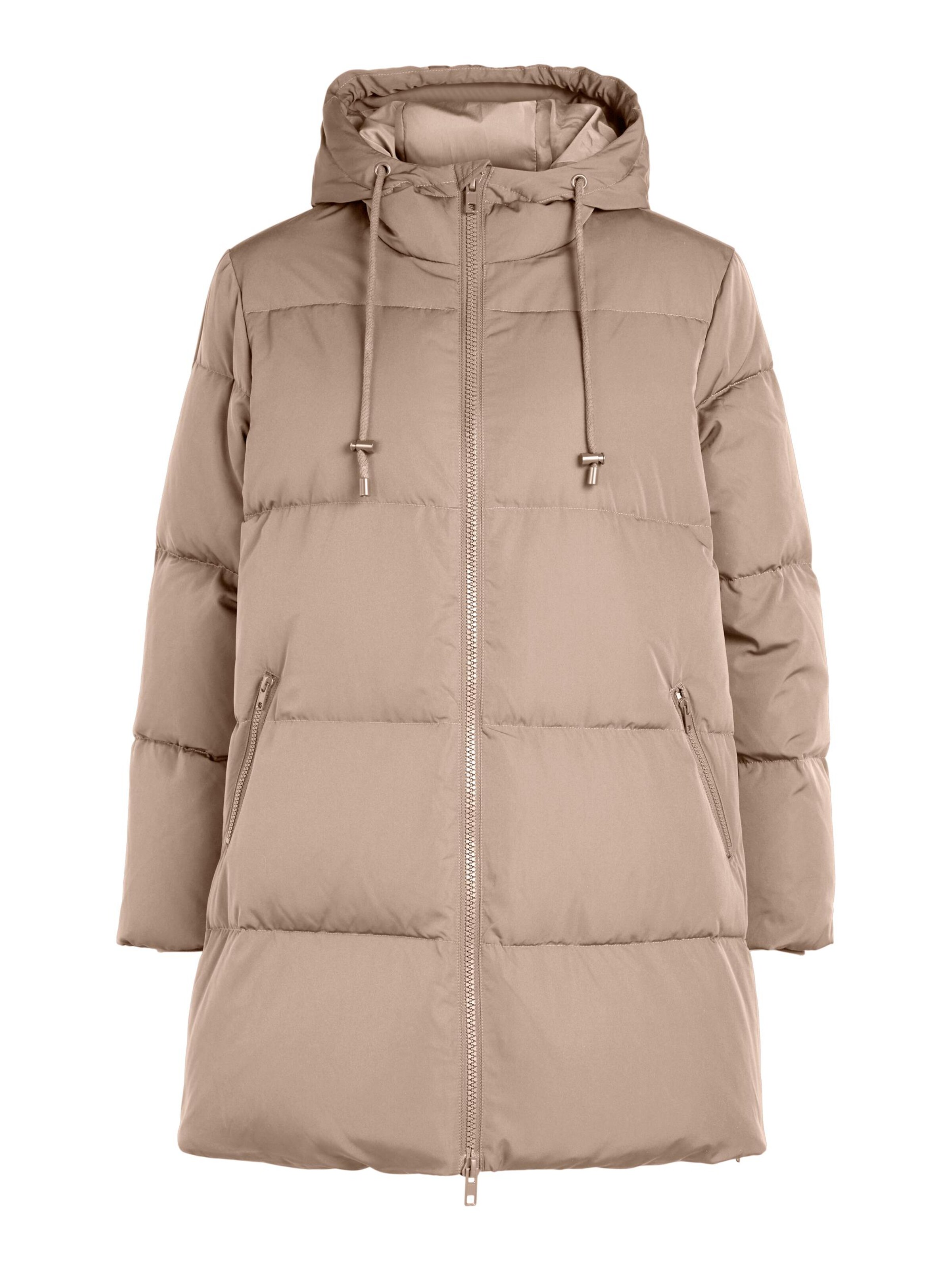 Giacca invernale 'Louise' di OBJECT in beige: frontale