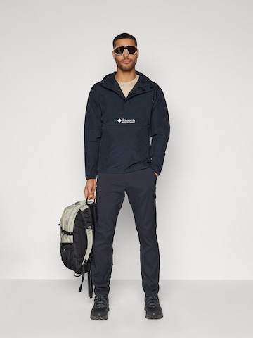 COLUMBIA Štandardný strih Outdoorové nohavice 'Tech Trail Utility' - Čierna