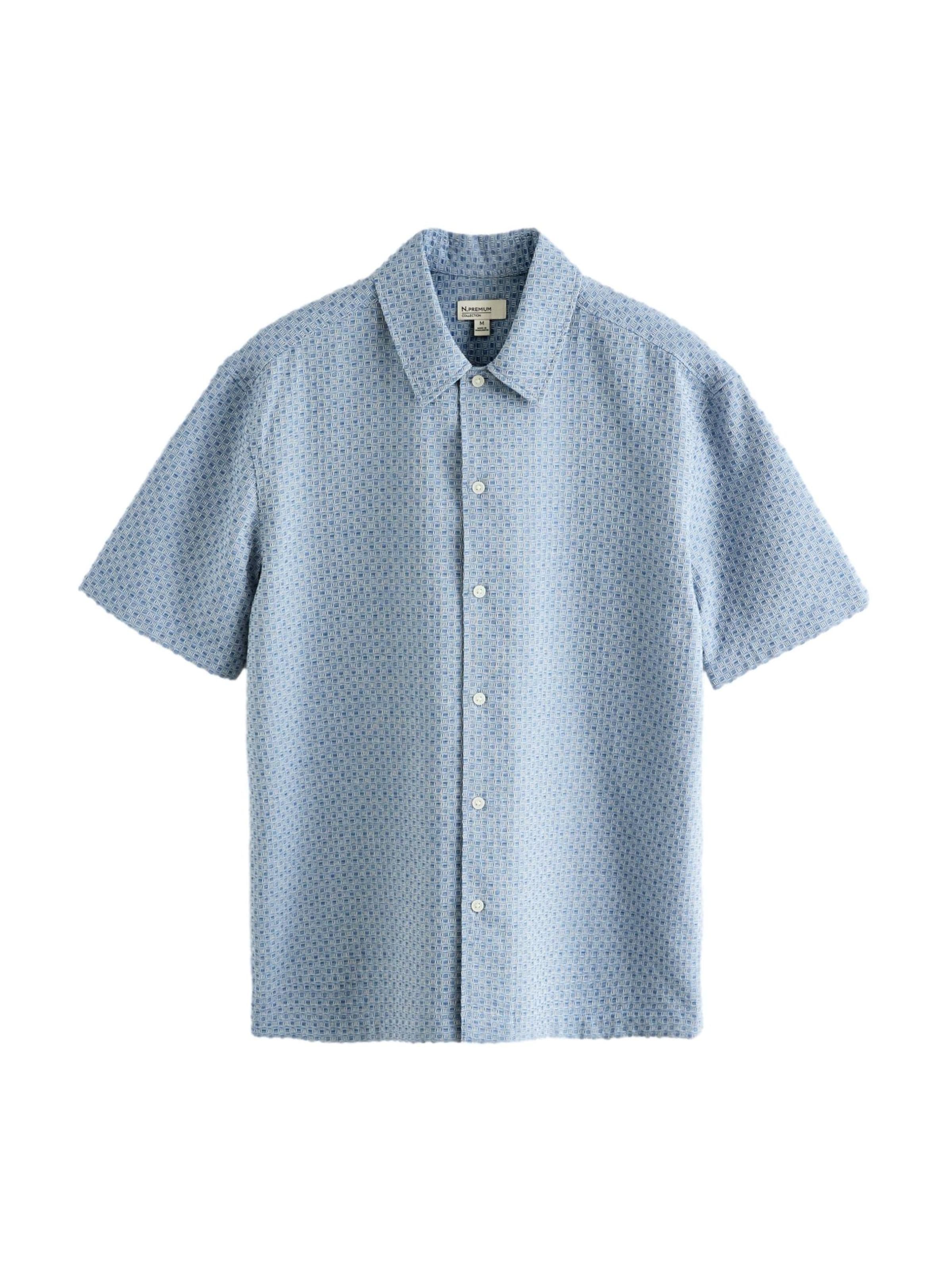 Next Regular fit Overhemd in Blauw: voorkant