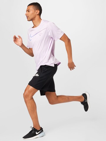 NIKE Performance Shirt 'Miler' in Pink