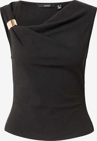 VERO MODABluza 'VMALLISON' - crna boja: prednji dio