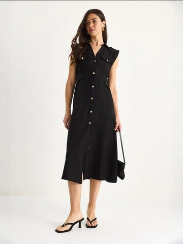 Robe-chemise Bianco Lucci en noir