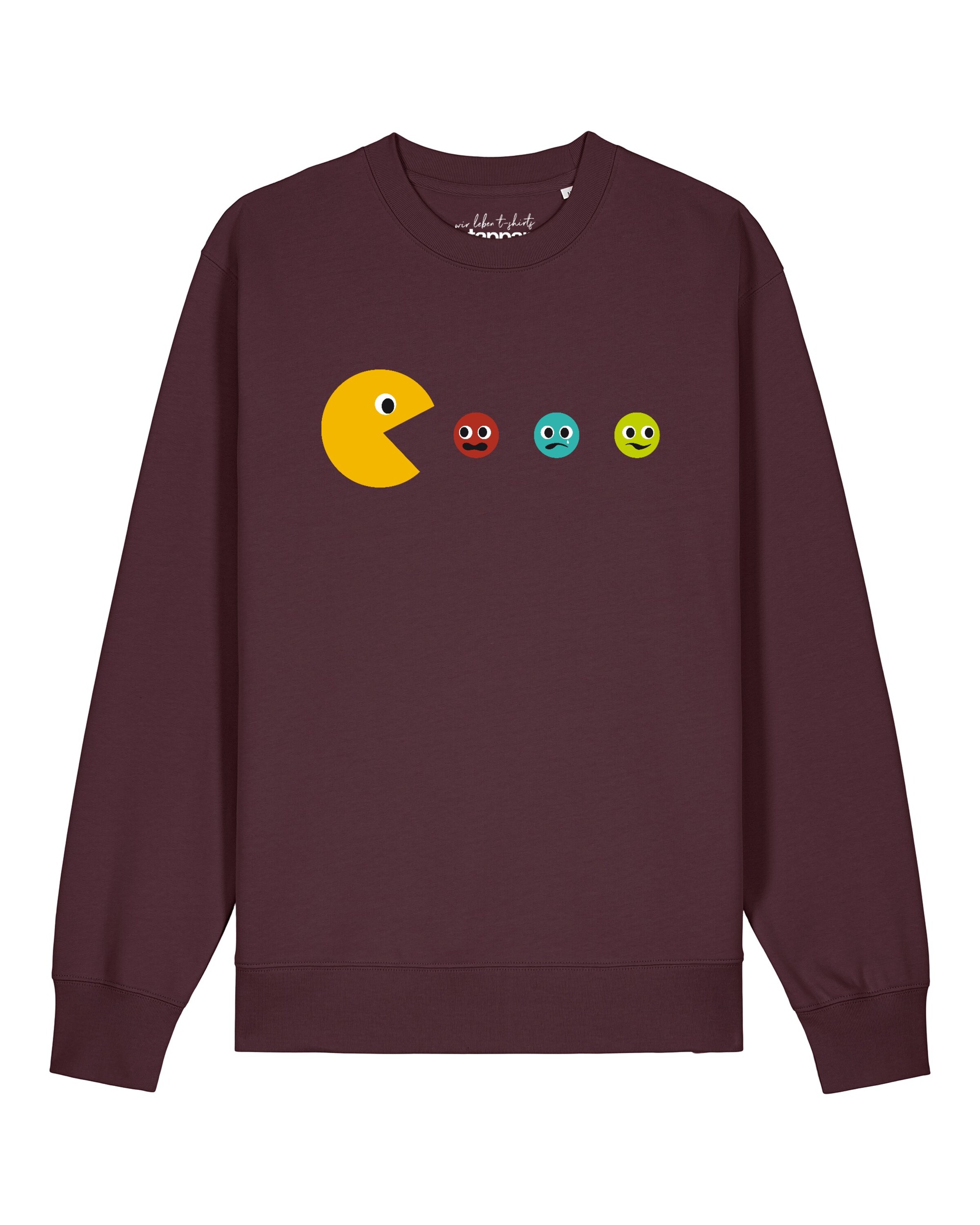 Sweat-shirt Watapparel en rouge : devant