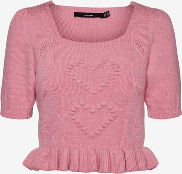 Vero Moda Collab Trui in Roze: voorkant