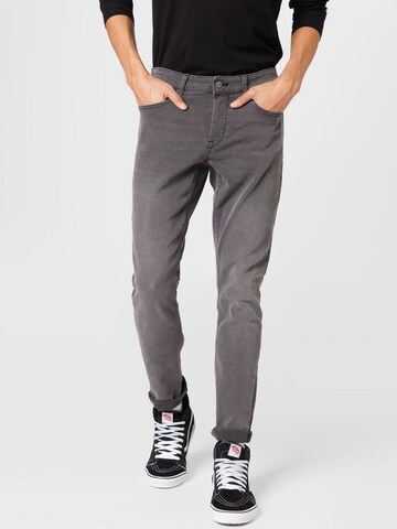 Only & Sons Skinny Jeans 'Loom' in Grey: front