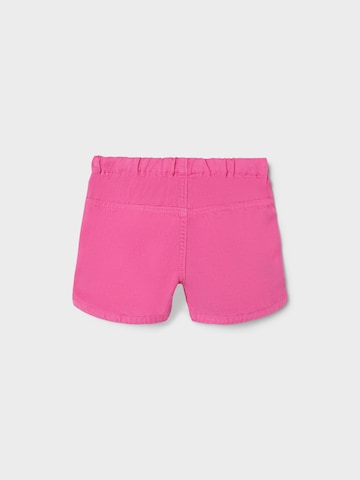 NAME IT Lużny krój Spodnie 'BELLA' w kolorze różowy