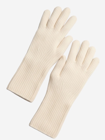Il Lanificio Fingerhandschuhe‌‌‌‌ in Weiß: Vorderseite