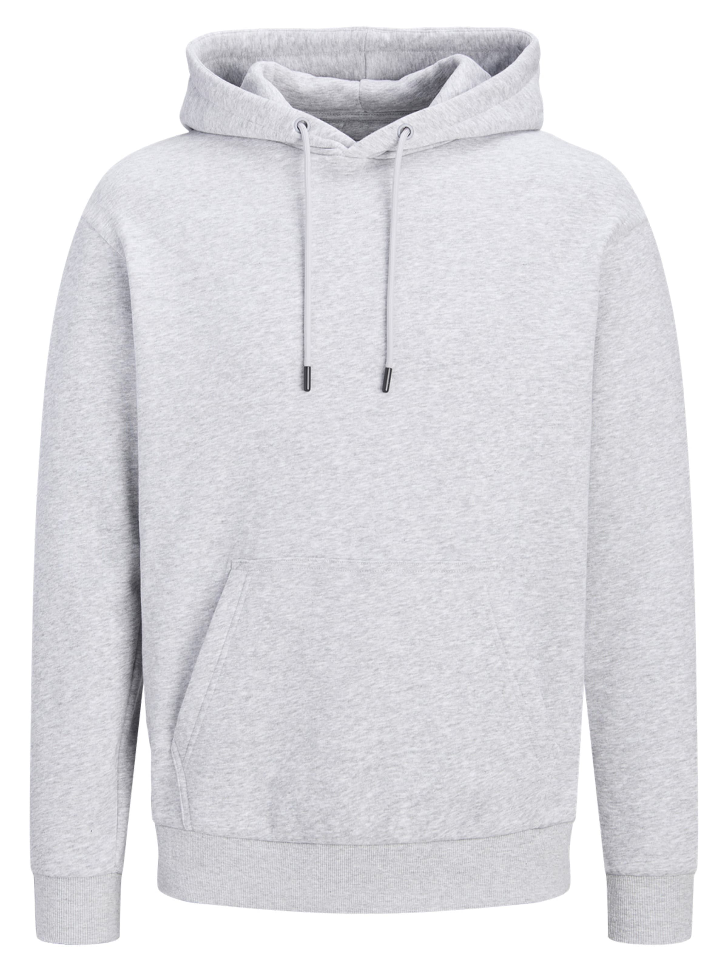 pelēks JACK & JONES Sportisks džemperis 'Bradley': no priekšpuses