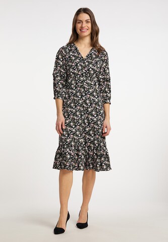 Usha Shirt Dress in Black