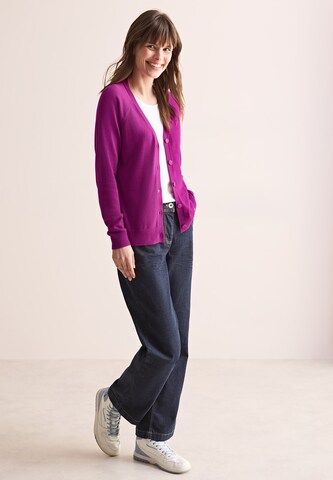 CECIL V-Neck Cardigan in Pink