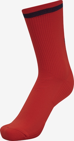 Chaussettes de sport Hummel en rouge