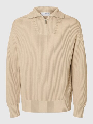 SELECTED HOMME Pullover i beige
